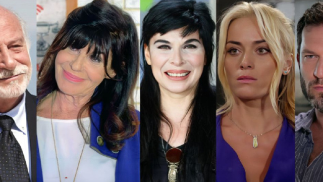 Otello Testa, Marisa Saviani, Monica Cirillo, Clara Curcio, Eduardo Sabbiese &copy; Un Posto al Sole Rai