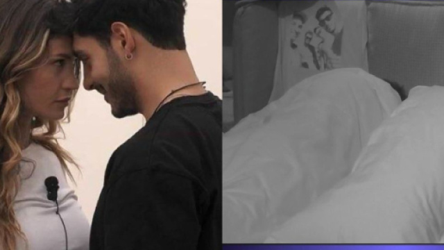 Helena Prestes e Javier Martinez - screenshot &copy; Mediaset.