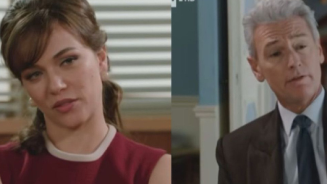 In foto Marta e Umberto de Il Paradiso delle signore, screenshot &copy; Rai 1.