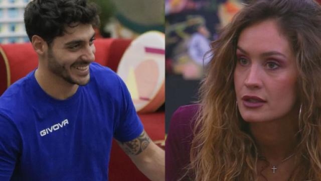 Javier Martinez e Helena Prestes - screenshot &copy; Mediaset.