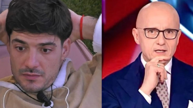 Lorenzo Spolverato e Alfonso Signorini - screenshot &copy; Mediaset.