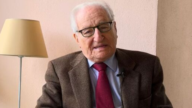 Aldo Tortorella, il partigiano Alessio, durante un contributo alla Camera dei Deputati | Immagine: Facebook