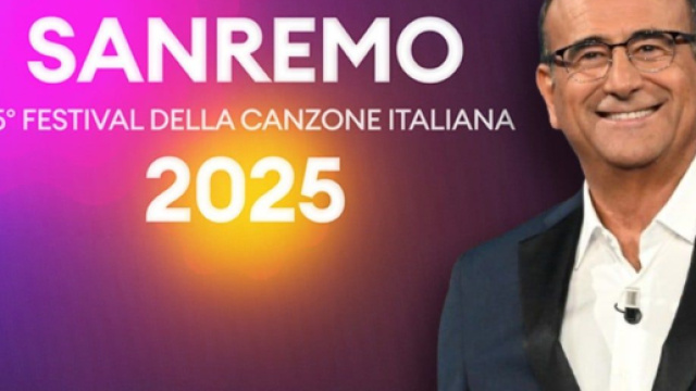 Festival di Sanremo 2025 con Carlo Conti &copy; Rai.