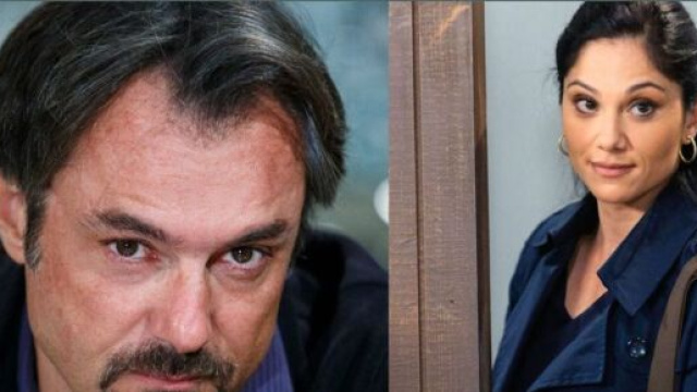 In foto Rosa e Michele di Un posto al sole &copy; Rai