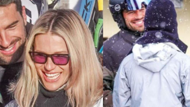 Michelle Hunziker e Alvise Rigo &copy; Settimanale Chi.
