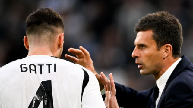 Federico Gatti e Thiago Motta. Foto &copy; Juventus