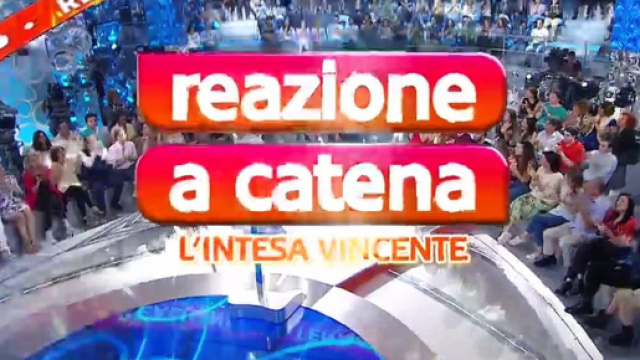 Il logo della trasmissione Reazione a catena &copy; screenshot Rai 1
