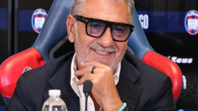 Il presidente del Crotone Gianni Vrenna - &copy; Facebook / FcCrotone