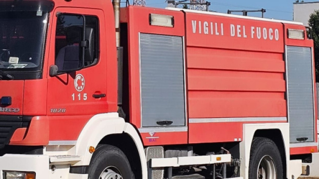 Un mezzo dei Vigili del Fuoco - &copy; Facebook / Vigili del Fuoco