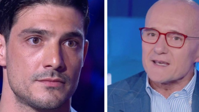Lorenzo Spolverato e Alfonso Signorini - screenshot &copy; Mediaset.