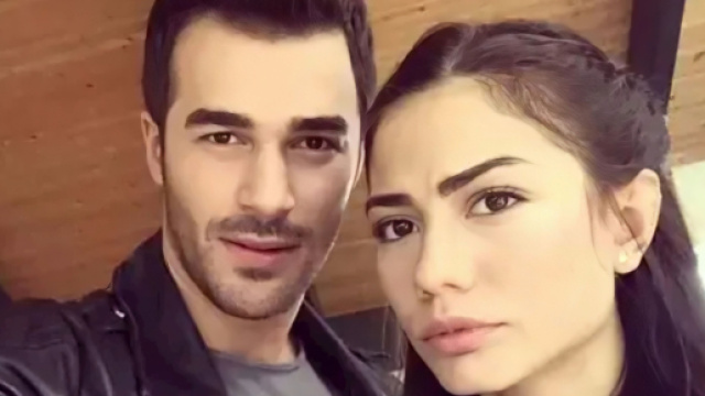Demet Ozdemir con Yusuf &Ccedil;im, l'interprete di Ozan in &copy;Tradimento