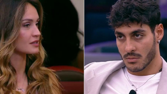 Helena Prestes e Javier Martinez (&copy;Grande Fratello/Mediaset).