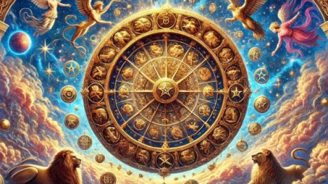 Immagine ispirata alla carta della Ruota della Fortuna. &copy; Immagine creata con Dall-E