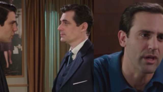 In foto Marcello, Tancredi ed Enrico &copy; screenshot Rai.