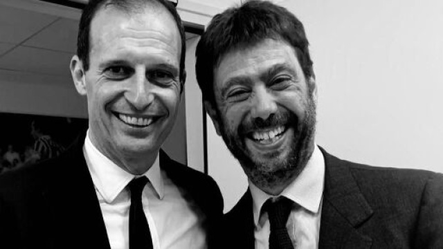 Massimiliano Allegri e Andrea Agnelli &copy; X