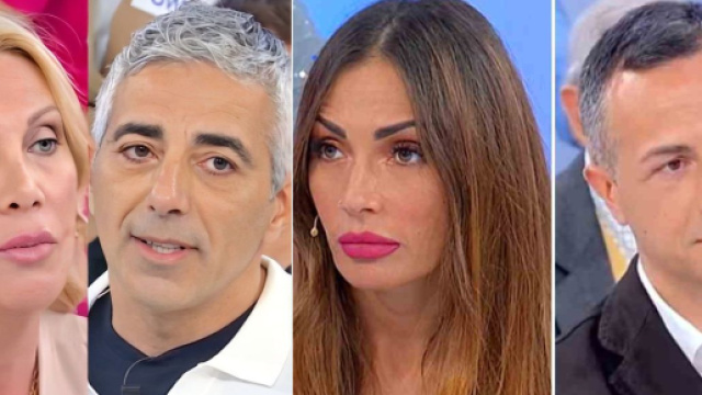 Sabrina Zago, Giuseppe, Ida Platano e Riccardo Guarnieri - screenshot &copy; Canale 5