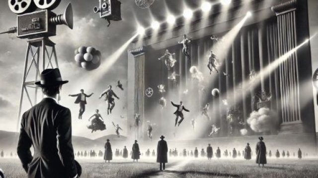 Immagine ispirata a 8&frac12; di Federico Fellini. &copy; Immagine creata con Dall-E