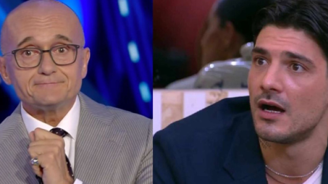 Alfonso Signorini e Lorenzo Spolverato - screenshot &copy; Canale 5