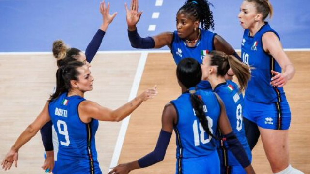 Italia femminile Volley &copy; Pagina Facebook ufficiale della Federazione Italiana Pallavolo