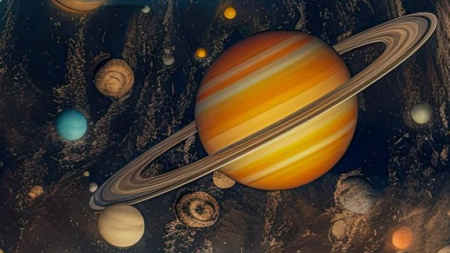 Giove con i suoi anelli - &copy; Pixabay.