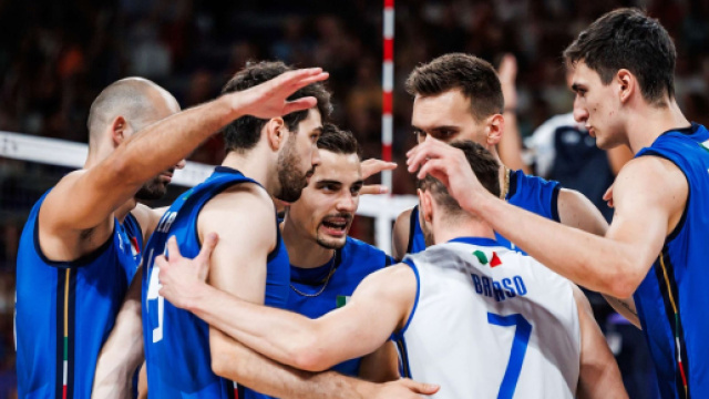 Italia maschile Volley &copy; Pagina Facebook ufficiale della Federazione Italiana Pallavolo
