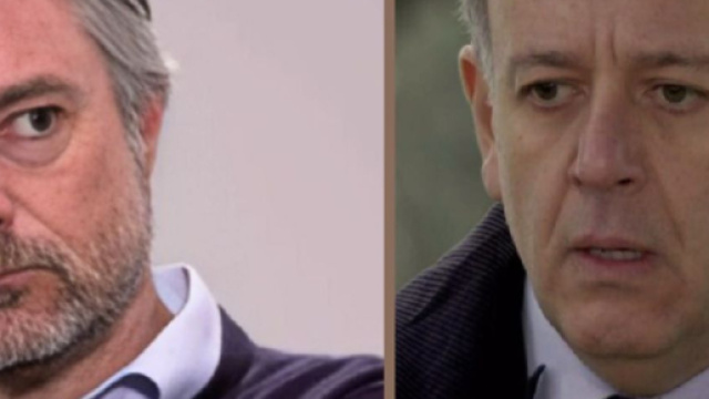 Michele Saviani e Guido Del Bue &copy; Un posto al sole RAI 3.