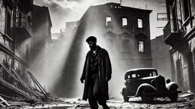 Immagine ispirata a l'Accattone di Pasolini &copy; Immagine creata con Dall-E.