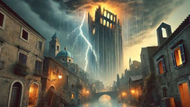 Immagine ispirata al numero 17 della smorfia, la disgrazie. &copy; Immagine creata con Dall-E