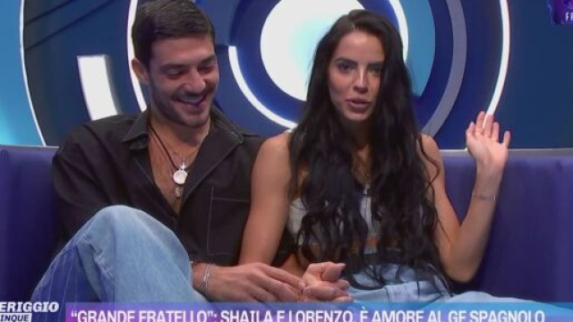 Lorenzo Spolverato e Shaila Gatta &copy; Mediaset.