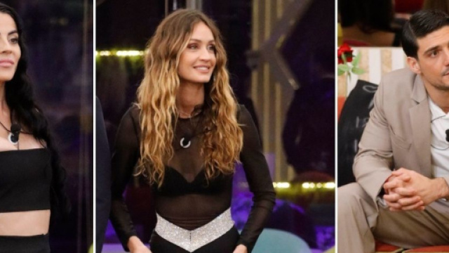 Shaila Gatta, Helena Prestes e Lorenzo Spolverato - screenshot &copy; Mediaset.