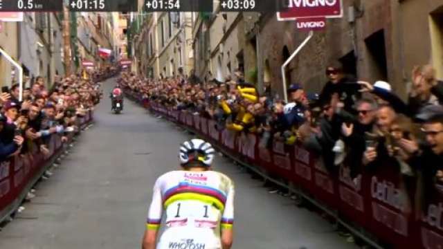 Tadej Pogačar - &copy; Screenshot Eurosport.