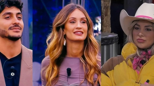 Javier Martinez, Helena Prestes e Chiara Cainelli - screenshot &copy; Mediaset.