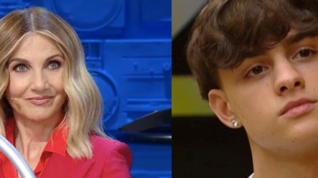 Lorella Cuccarini e Luk3 - screenshot &copy; Canale 5.