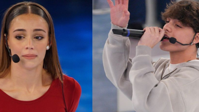 Alessia e Luk3 - screenshot &copy; Canale 5