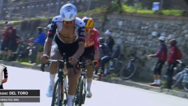 Isaac Del Toro alla Milano - Torino - &copy; Screenshot Eurosport