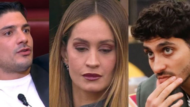 Lorenzo Spolverato, Helena Prestes e Javier Martinez - screenshot &copy; Mediaset