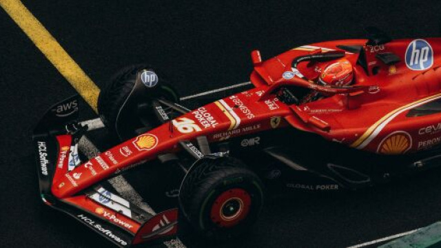 La Ferrari di Charles Leclerc &copy; Ferrari.