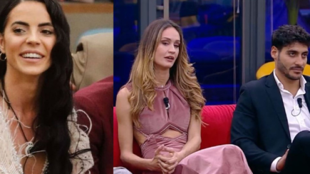 Shaila Gatta, Helena Prestes e Javier Martinez - screenshot &copy; Mediaset.