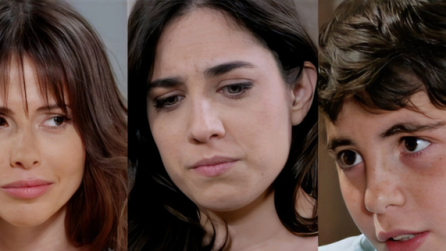 Valeria, Manuela e Jimmy - screenshot &copy; Un posto al sole.