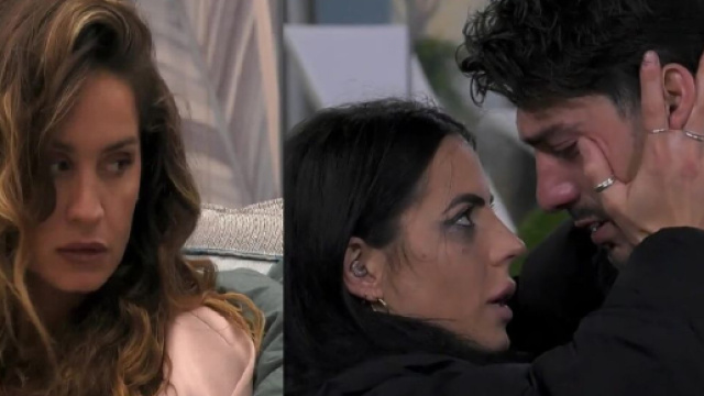 Helena Prestes, Shaila Gatta e Lorenzo Spolverato - screenshot &copy; Mediaset.
