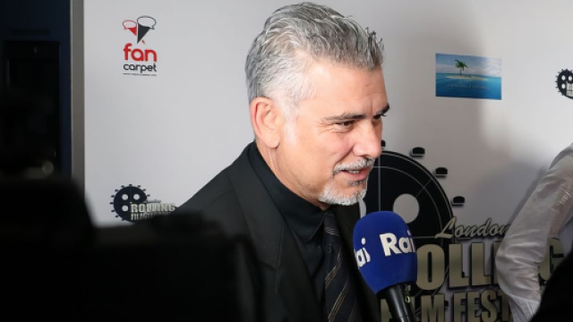 Peppe Zarbo al Rolling Film Festival di Londra &copy; Instagram peppezarbofficial