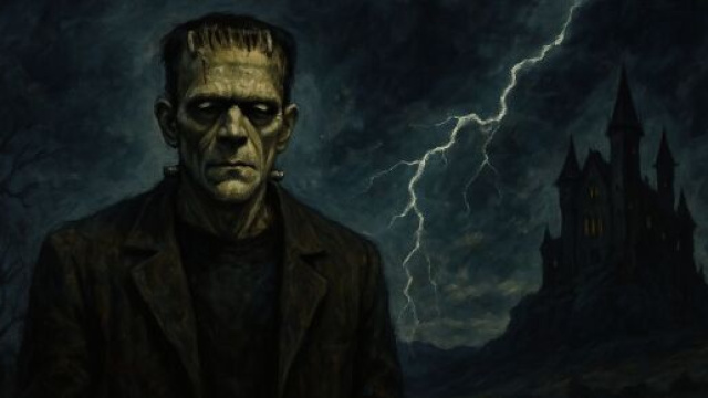 Immagine ispirata a Frankenstein &copy; creata con Dall-E.
