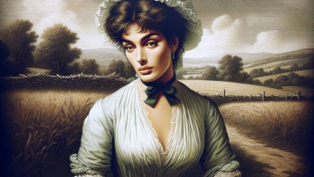 Immagine ispirata a Madame Bovary per la Vergine. CC Immagine creata con DALL&middot;E