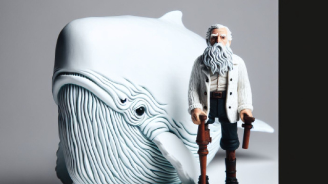 Immagine ispirata a Moby Dick per il Gemelli. &copy; creata con DALL&middot;E.