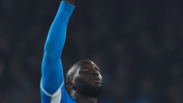 Romelu Lukaku, attaccante del Napoli. Foto &copy; Instagram