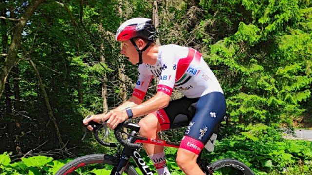 Tadej Pogačar allo Slovenian Time Trial del 2020. &copy; Immagine Wikimedia