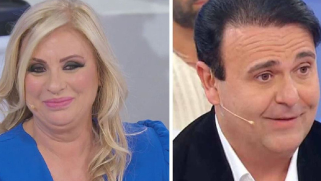 Tina Cipollari e Cosimo Dadorante - screenshot &copy; Canale 5.