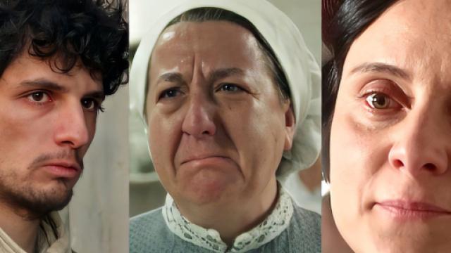 Antonio, Simona e Norberta - screenshot &copy; La Promessa.