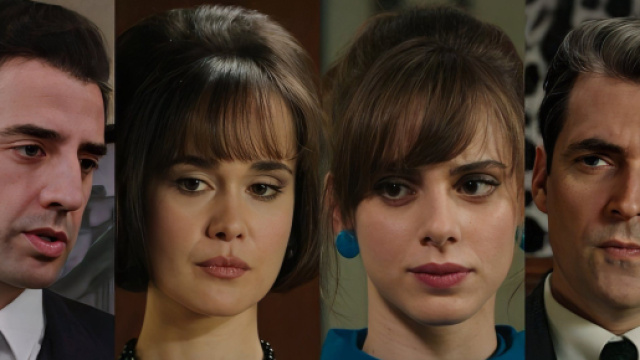 Gianlorenzo Botteri, Giulia Furlan, Rita Marengo e Tancredi Di Sant'Erasmo - screenshot &copy; Rai 1