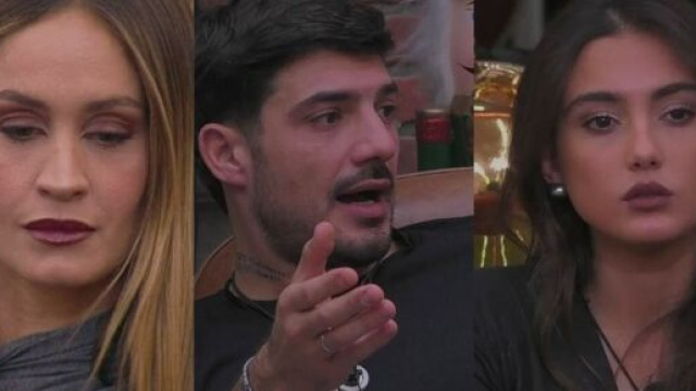 Helena, Zeudi e Lorenzo al Grande Fratello &copy; Mediaset.